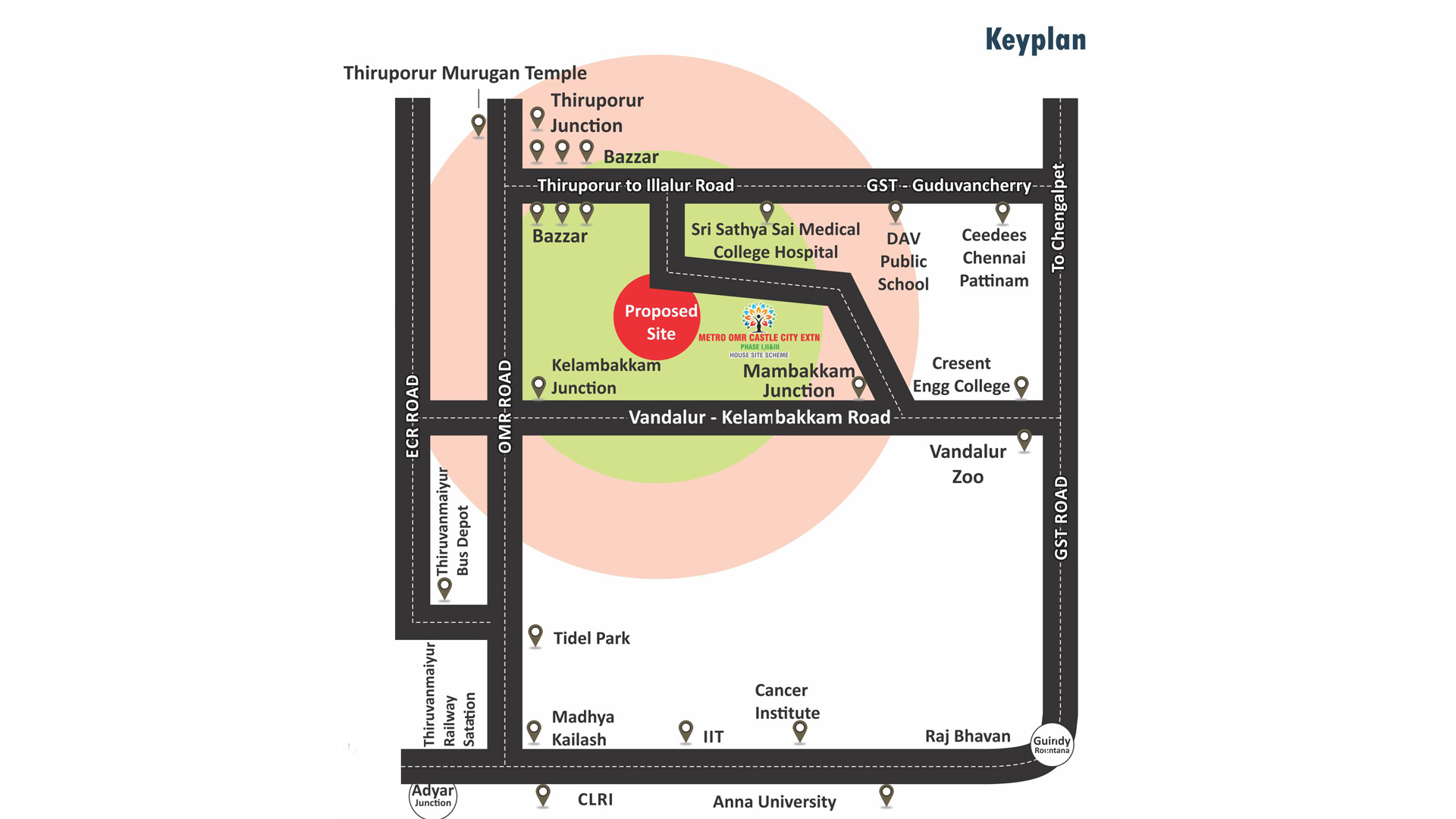 Metro-OMR-Castle-City-Keyplan
